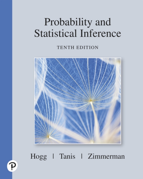 Cover image for book Probability and Statistical Inference (Pearson+)