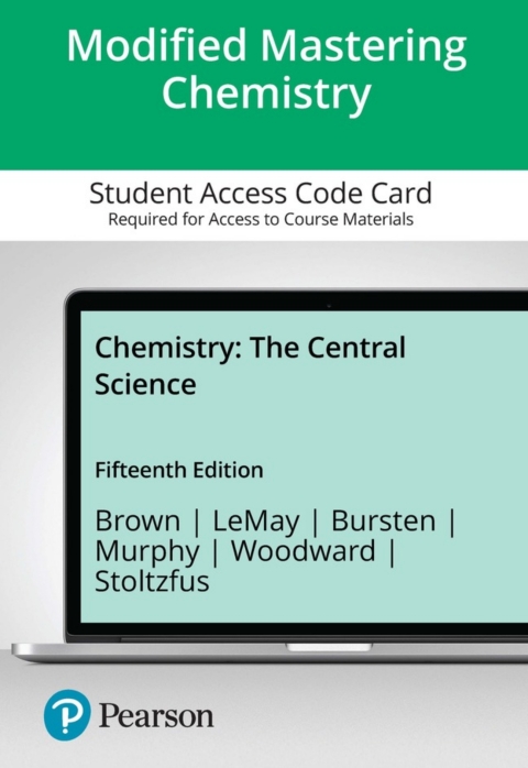 Cover image for book Mastering Chemistry with Pearson eText + Print Combo Access Code (18 Weeks) for Chemistry: The Central Science