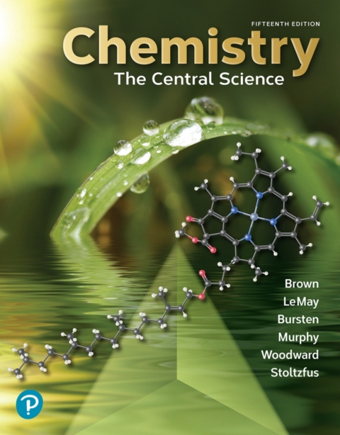 Cover image for book Chemistry: The Central Science (Pearson+)