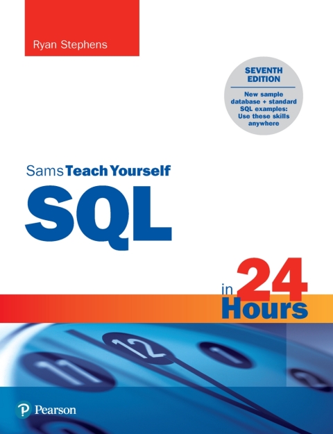 Cover image for book SQL in 24 Hours, Sams Teach Yourself