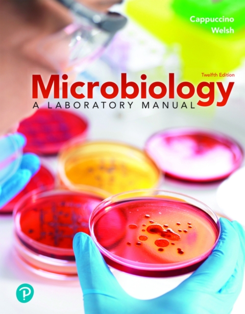 Cover image for book Microbiology: A Laboratory Manual (Pearson+)