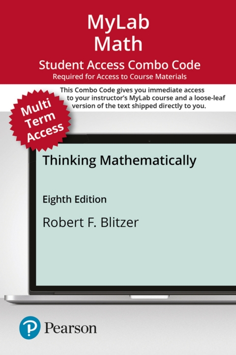 Cover image for book MyLab Math with Pearson eText + Print Combo Access Code for Thinking Mathematically