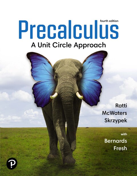 Cover image for book Precalculus: A Unit Circle Approach