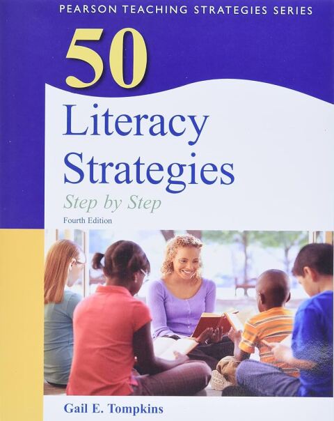Cover image for book 50 Literacy Strategies: Step-by-Step (Pearson+)