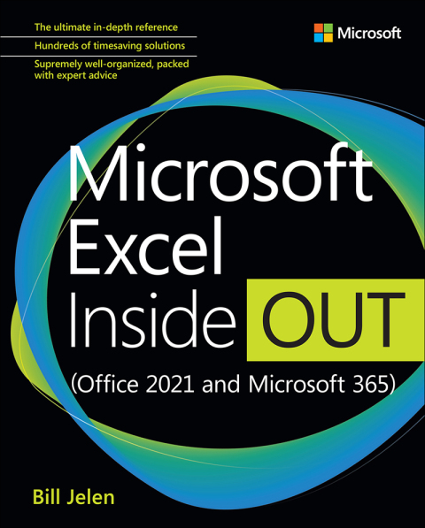 Cover image for book Microsoft Excel Inside Out (Office 2021 and Microsoft 365)