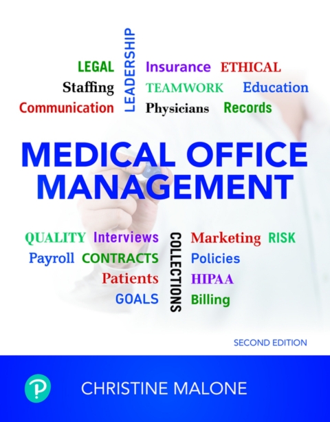 Cover image for book Medical Office Management (Pearson+)