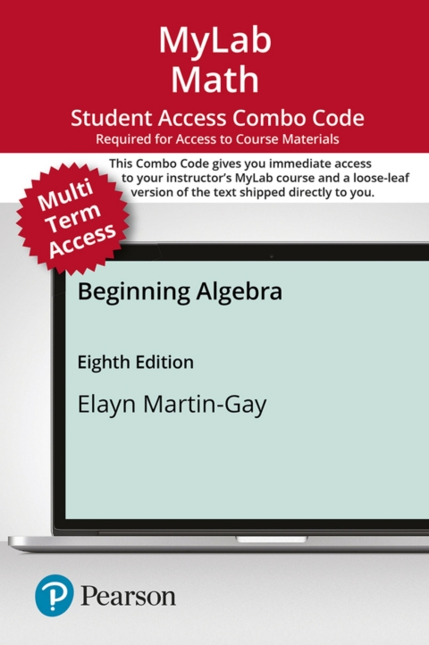 Cover image for book MyLab Math with Pearson eText + Print Combo Access Code for Beginning Algebra