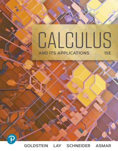Cover image for book Calculus & Its Applications (Pearson+)
