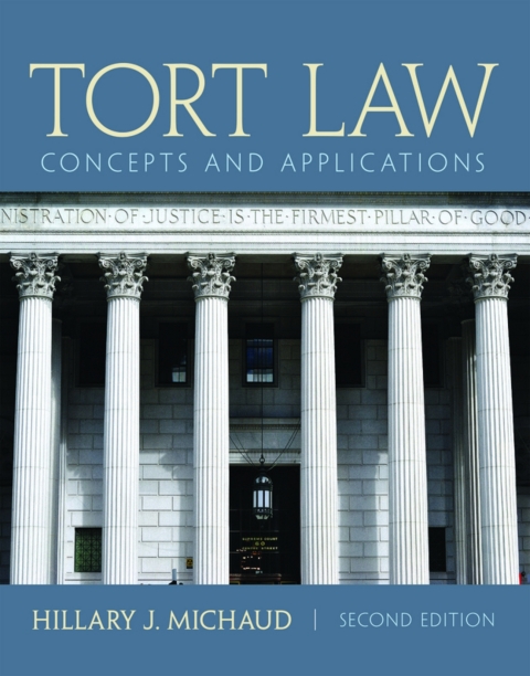 Cover image for book Tort Law: Concepts and Applications (Pearson+)