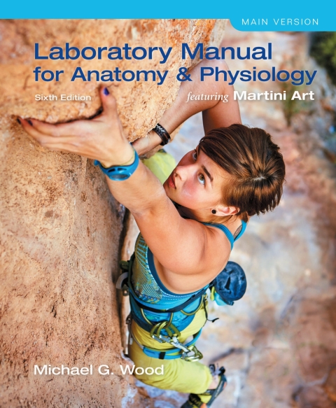 Cover image for book Laboratory Manual for Anatomy & Physiology featuring Martini Art, Main Version (Pearson+)