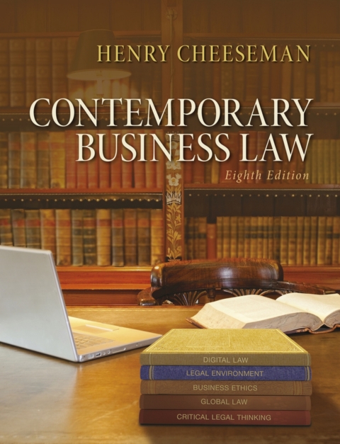 Cover image for book Contemporary Business Law (Pearson+)