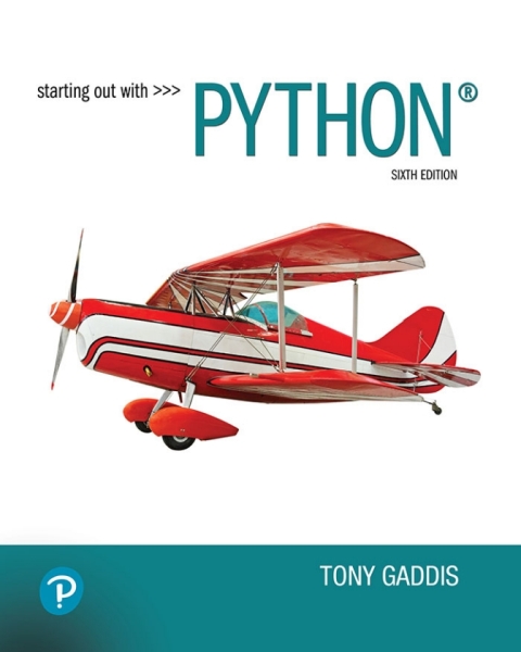 Cover image for book Starting Out With Python