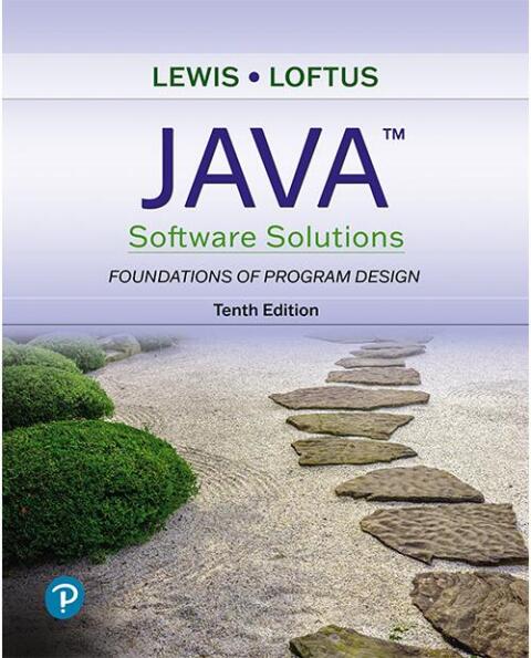 Cover image for book Java Software Solutions, Foundations of Program Design