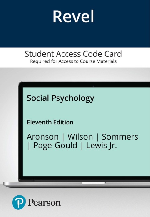 Cover image for book Revel Access Code for Social Psychology