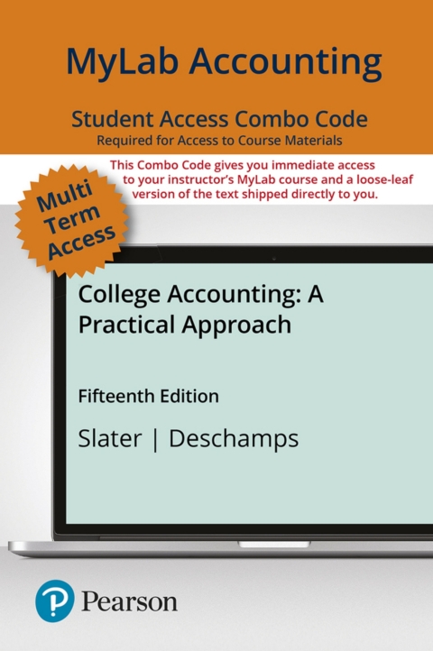 Cover image for book MyLab Accounting with Pearson eText + Print Combo Access Code for College Accounting: A Practical Approach