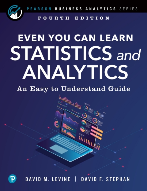 Cover image for book Even You Can Learn Statistics and Analytics