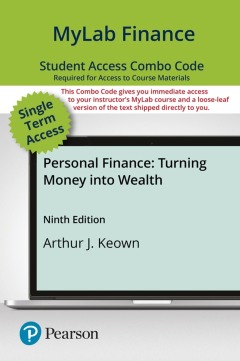 Cover image for book MyLab Finance with Pearson eText + Print Combo Access Code for Personal Finance: Turning Money into Wealth