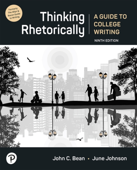 Cover image for book Thinking Rhetorically: A Guide to College Writing (Pearson+)