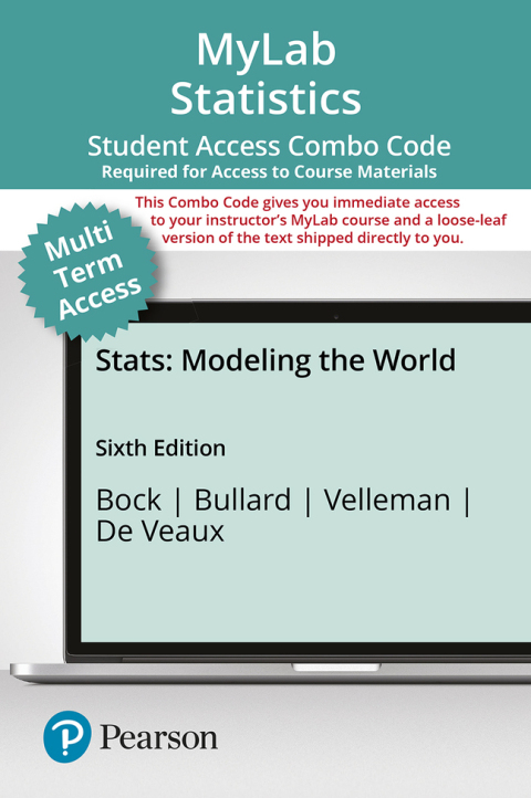 Cover image for book MyLab Statistics with Pearson eText + Print Combo Access Code for Stats: Modeling the World