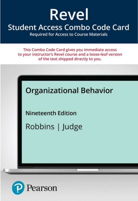 Cover image for book Revel + Print Combo Access Code for Organizational Behavior Access Card