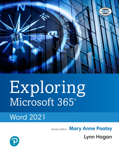 Cover image for book Exploring Microsoft 365: Word 2021 (Pearson+)