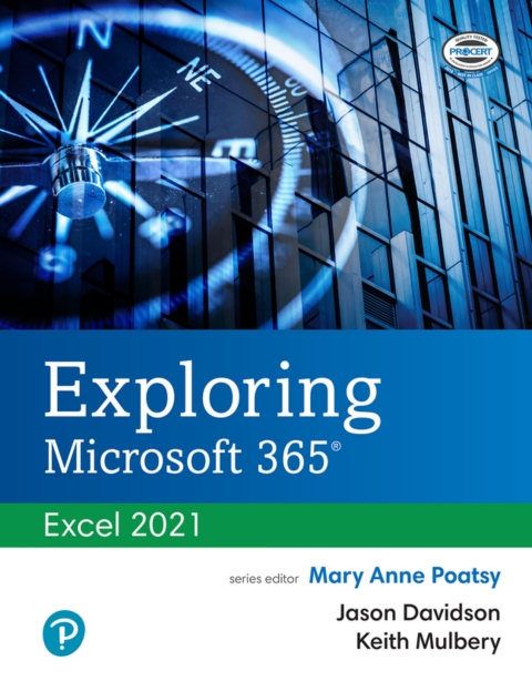 Cover image for book Exploring Microsoft 365: Excel 2021 (Pearson+)