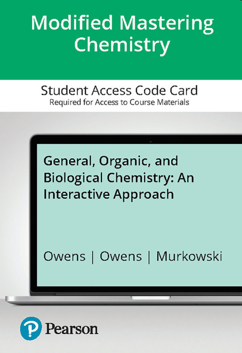 Cover image for book Mastering Chemistry with Pearson eText Access Code (24 Months) for General, Organic, and Biological Chemistry