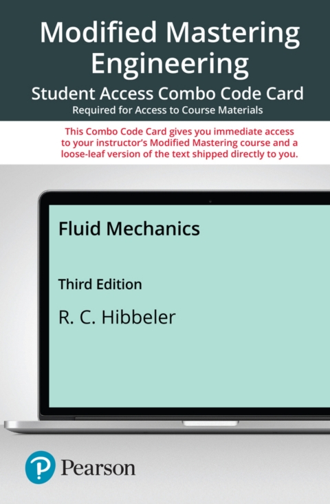 Cover image for book Mastering Engineering with Pearson eText + Print Combo Access Code for Fluid Mechanics