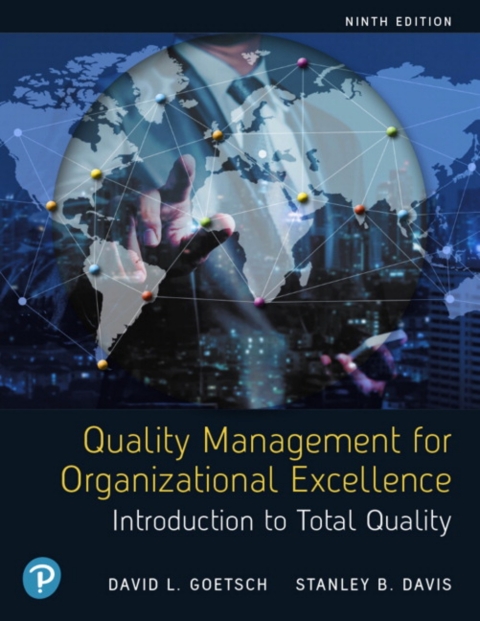 Cover image for book Quality Management for Organizational Excellence: Introduction to Total Quality (Pearson+)