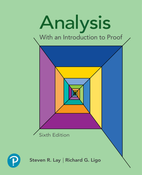 Cover image for book Analysis with an Introduction to Proof (Pearson+)