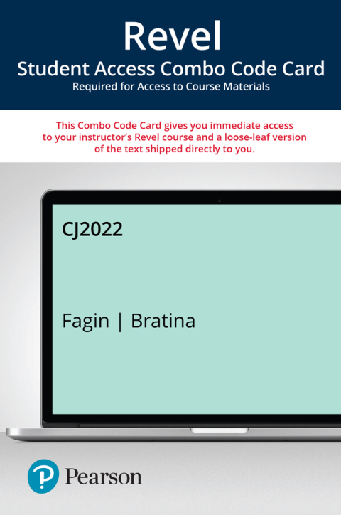 Cover image for book Revel + Print Combo Access Code for CJ 2022