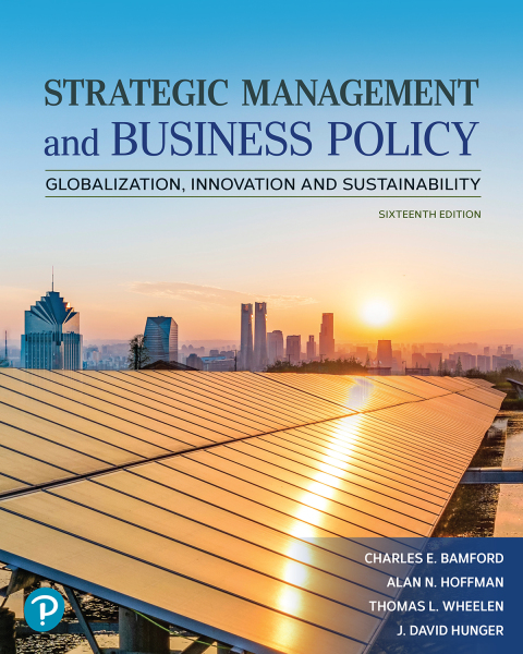 Cover image for book Strategic Management and Business Policy: Globalization, Innovation and Sustainability
