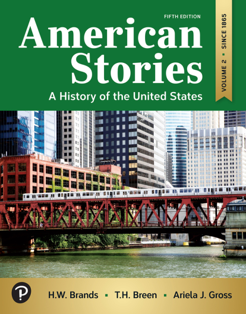 Cover image for book American Stories: A History of the United States, Volume 2 (Pearson+)