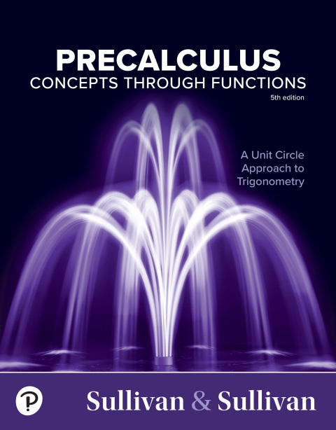 Cover image for book Precalculus: Concepts Through Functions, A Unit Circle Approach