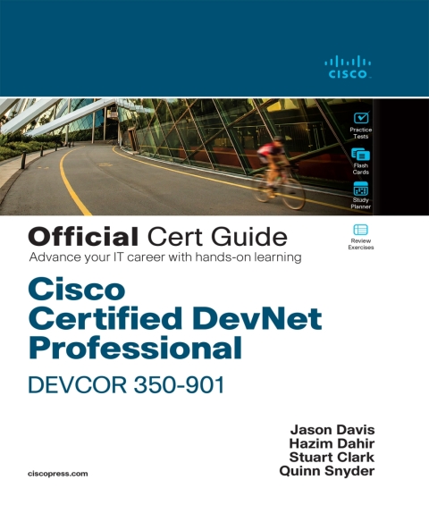 Cover image for book Cisco Certified DevNet Professional DEVCOR 350-901 Official Cert Guide