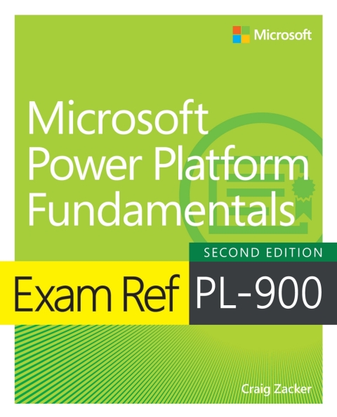 Cover image for book Exam Ref PL-900 Microsoft Power Platform Fundamentals