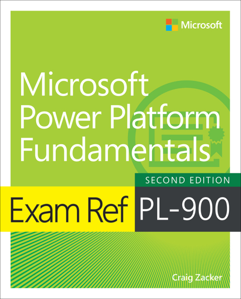 Cover image for book Exam Ref PL-900 Microsoft Power Platform Fundamentals