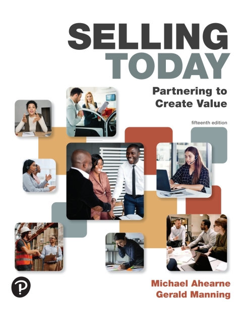 Cover image for book Selling Today: Partnering to Create Value