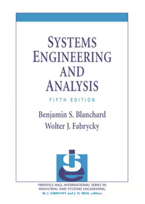Cover image for book Systems Engineering and Analysis (Pearson+)