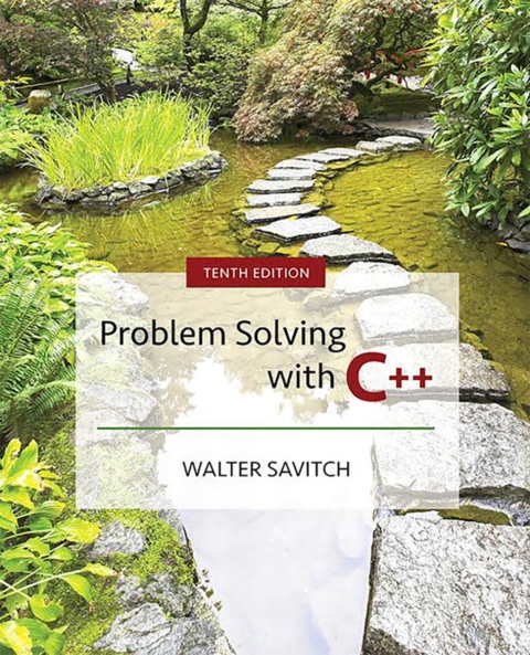 Cover image for book Problem Solving with C++ (Pearson+)