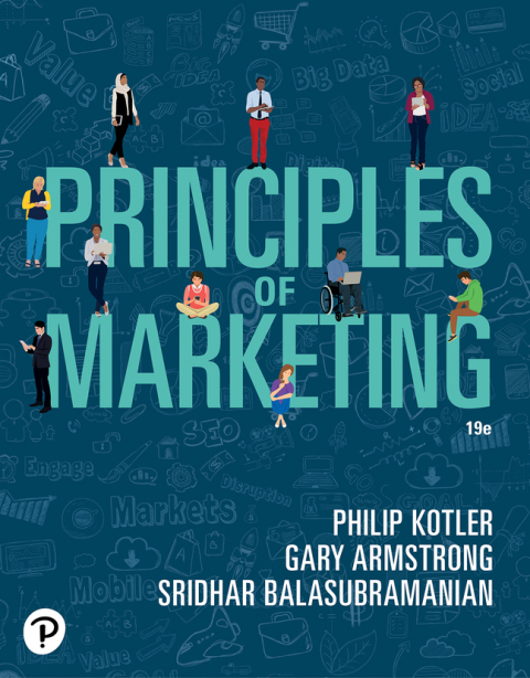 Cover image for book Principles of Marketing (Pearson+)