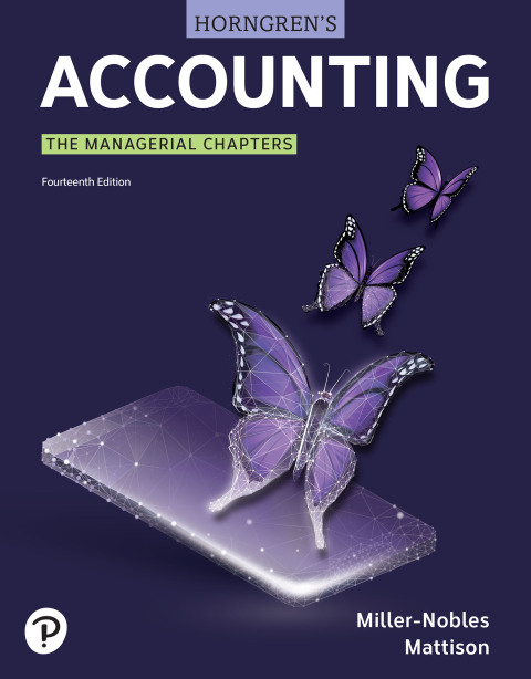 Cover image for book Horngren's Accounting: The Managerial Chapters
