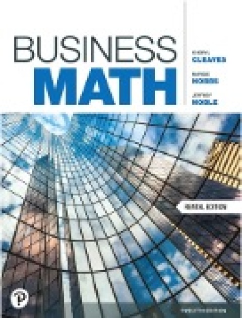 Cover image for book Business Math (Pearson+)