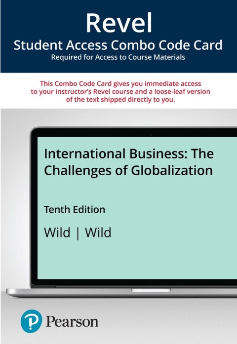 Cover image for book International Business: The Challenges of Globalization -- Revel + Print Combo Access Code