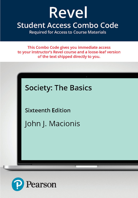 Cover image for book Society: The Basics -- Revel + Print Combo Access Code