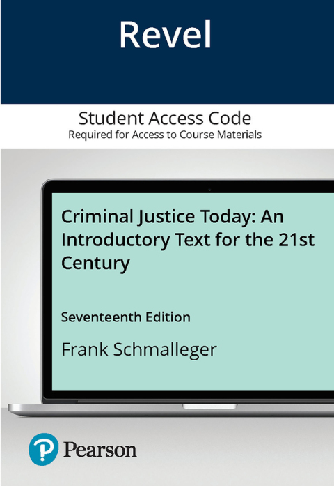 Cover image for book Criminal Justice Today -- Revel Access Code