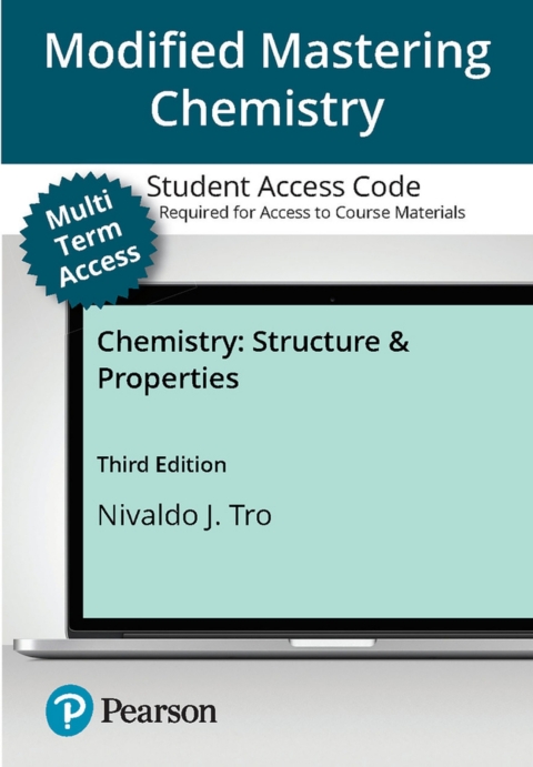 Cover image for book Mastering Chemistry with Pearson eText (up to 24 months) Access Code for Chemistry