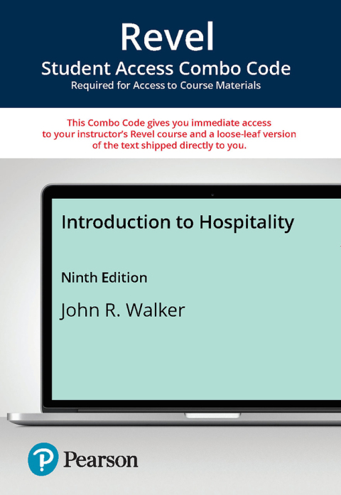 Cover image for book Introduction to Hospitality -- Revel + Print Combo Access Code