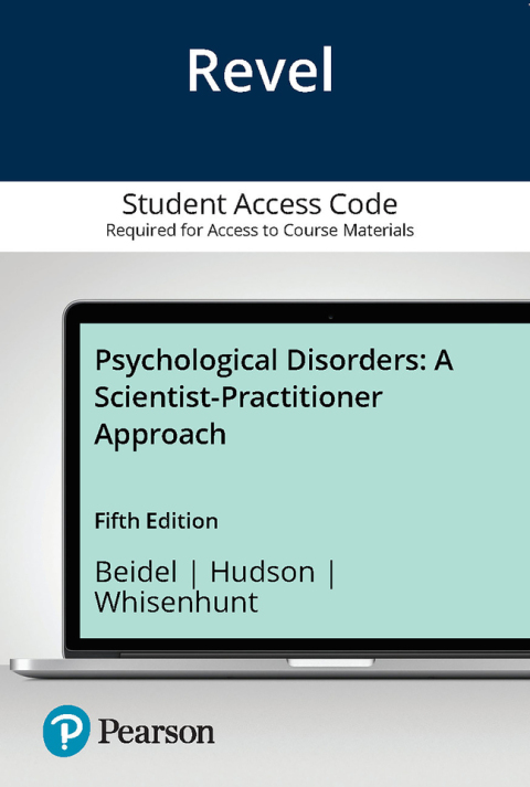 Cover image for book Psychological Disorders: A Scientist-Practitioner Approach -- Revel Access Code