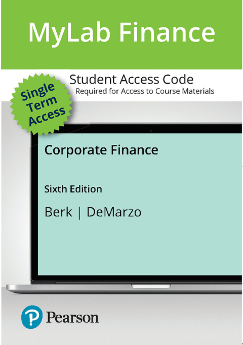 Corporate Finance Mylab 6 E (Inclusive Access)